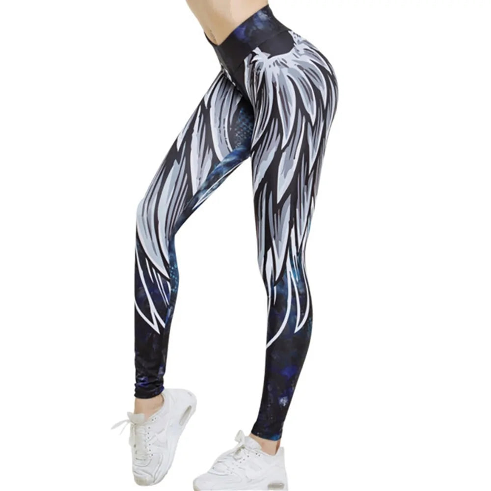 Sweat & Tides Women's Wing Printed Leggings