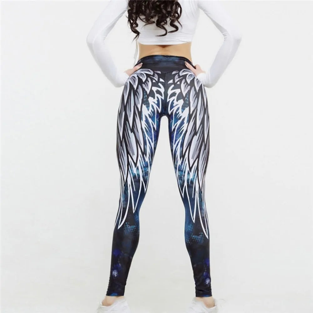 Sweat & Tides Women's Wing Printed Leggings