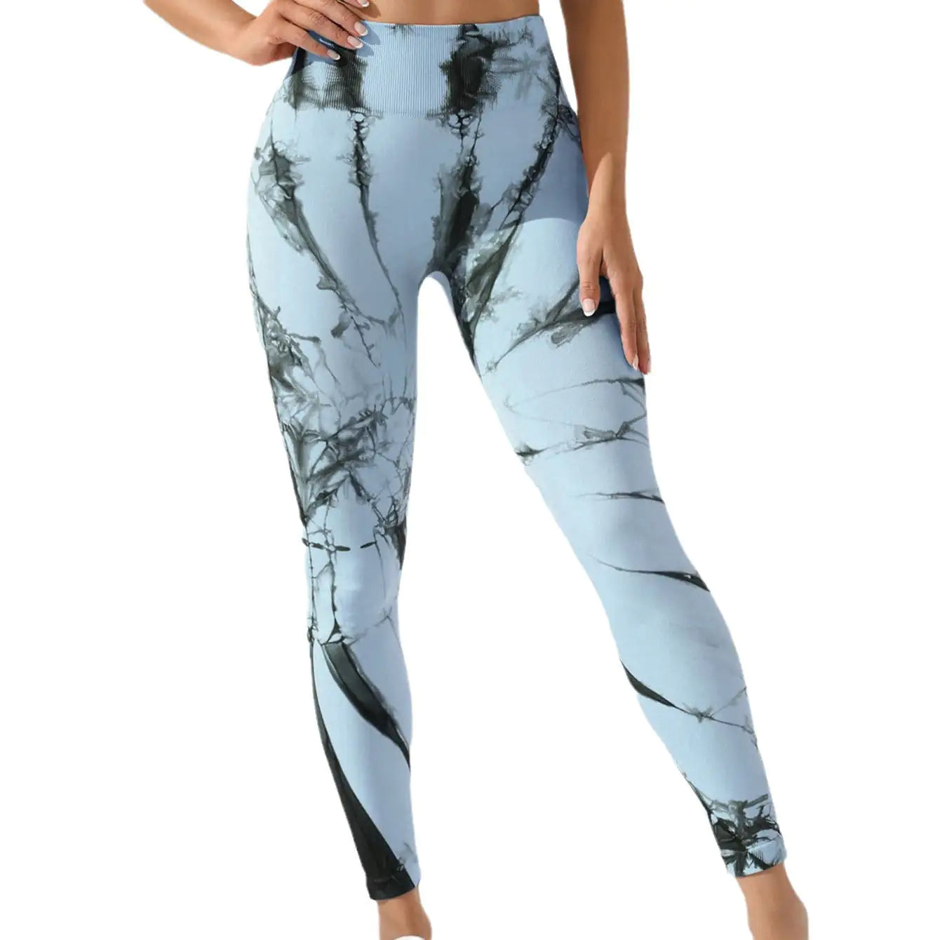 Tie-dye Leggings Womens Gym Spandex