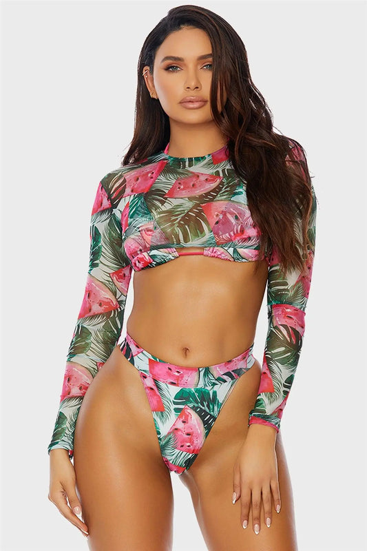 Watermelon Mesh Swimwear